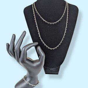 V. Minimalist Chain Demi Parure